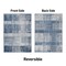 World Rug Gallery Contemporary Distressed Boxes Weather Resistant Indoor/Outdoor Runner Rug 2' x 7' Blue 4032BLUE2X7 - alternate 9